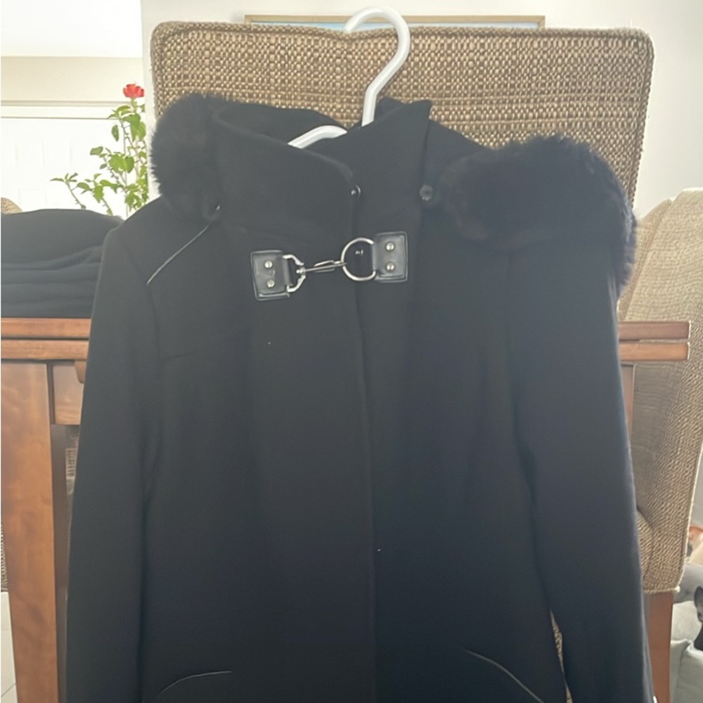 Women's Black Pea Coat